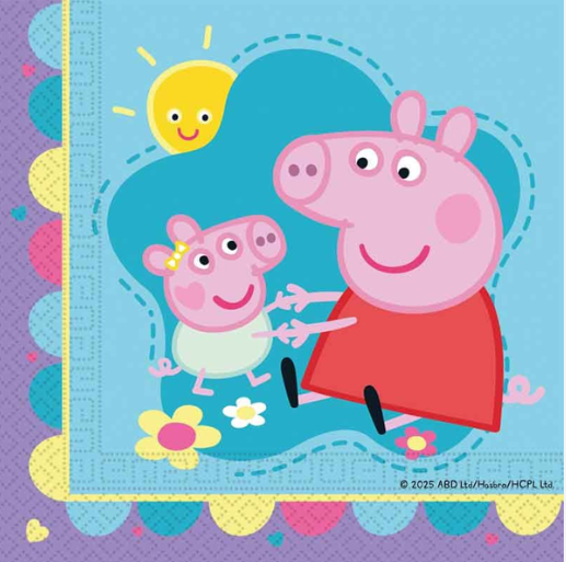 Peppa gris - servietter