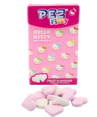 Hello kitty pez fuzzy