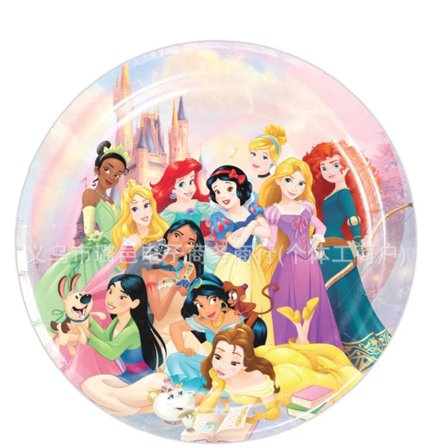 Disney Prinsesse tallerken 22,8 cm 10 stk