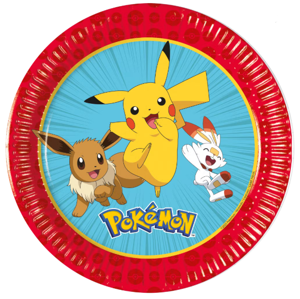 Pokémon pappfat - 19,5 cm