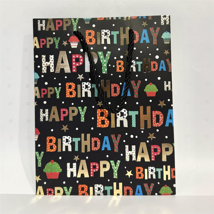 Gavepose 23x18x10 cm - Happy Birthday