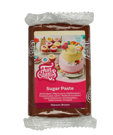 Fondant 250 g - Maroon Brown