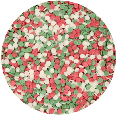 Kakestrøssel - Mini confetti christmas