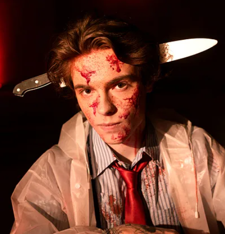 Hårbøyle med kniv