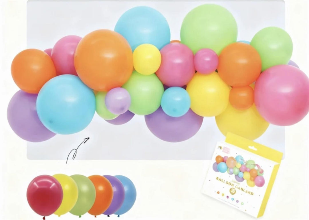Mini Ballongbue - Flerfarget