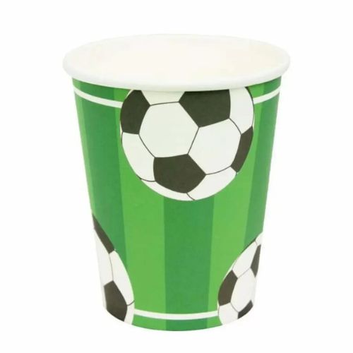 Fotball Papirkopper 266ml 8pk