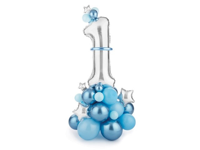 Ballongbukett, Blå - Nummer 1