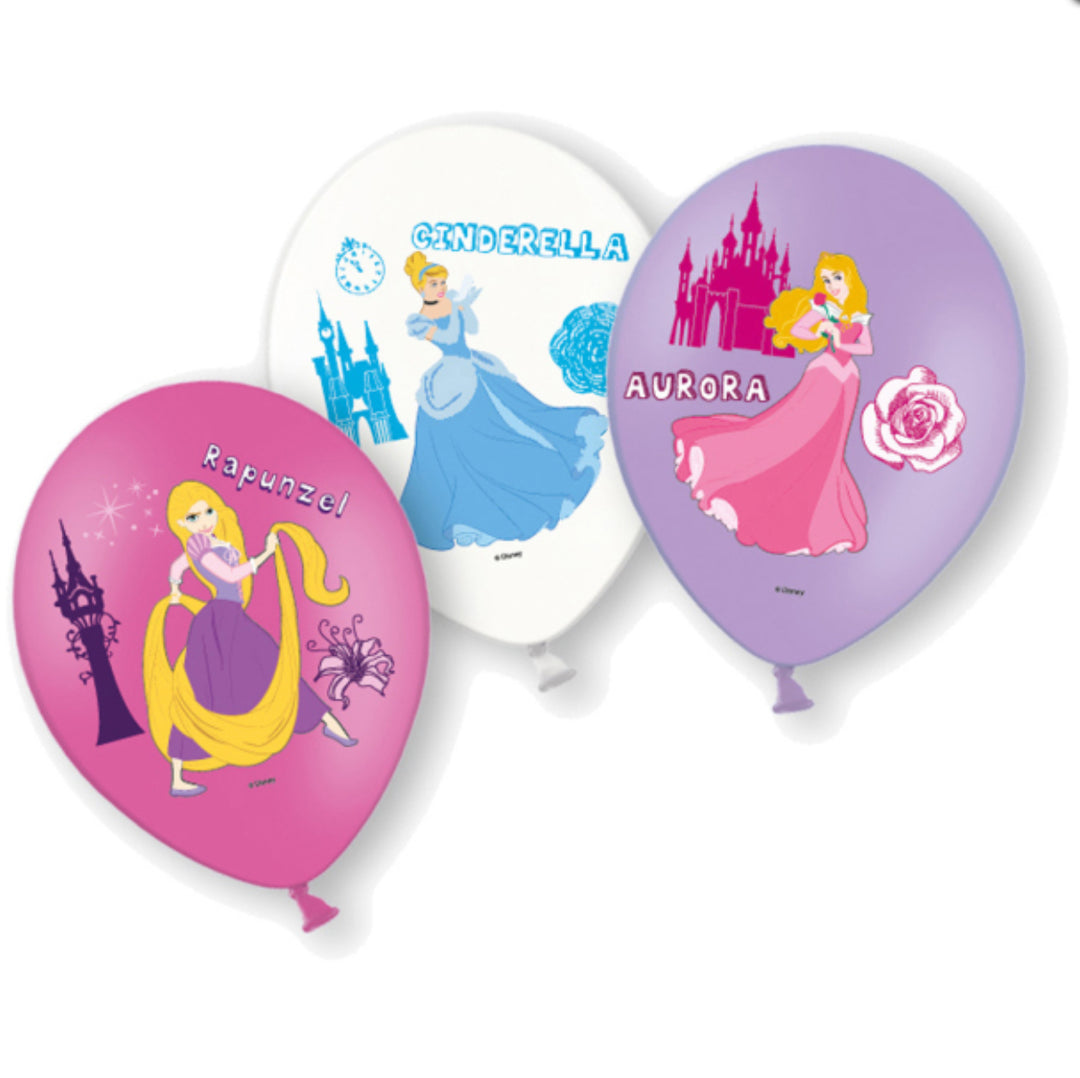 Prinsesse - latex ballonger 6stk