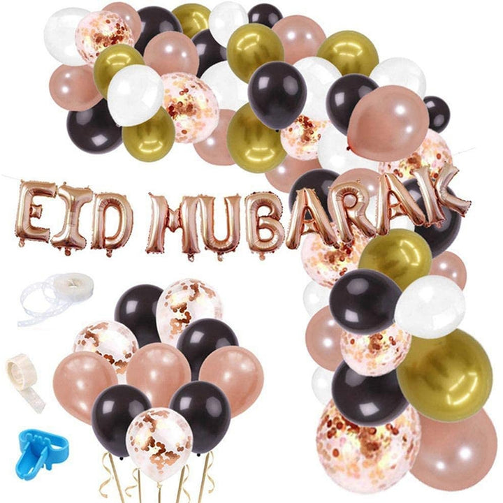 Eid Mubarak, Ballongbue, Retro Rosa