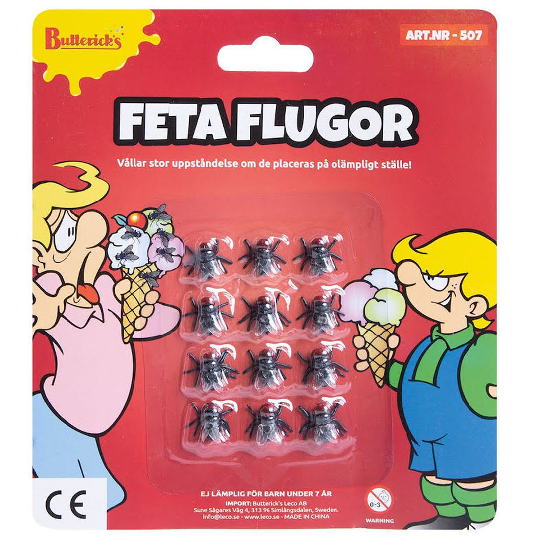 Feite Fluer - 12stk