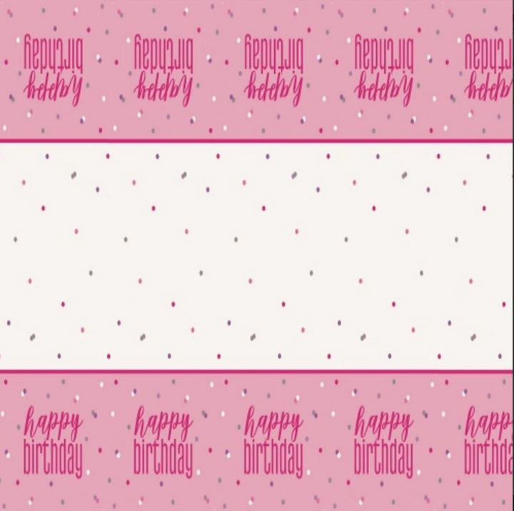 Bordduk - Happy Birthday Rosa & Sølv