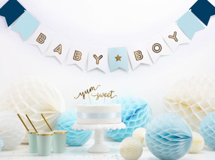 Banner - Blå Baby Boy