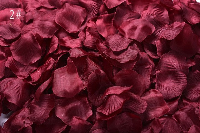 Roseblader - Vinrød (100 stk)