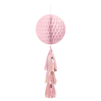 Honeycomb - Rosa og gull med tassel