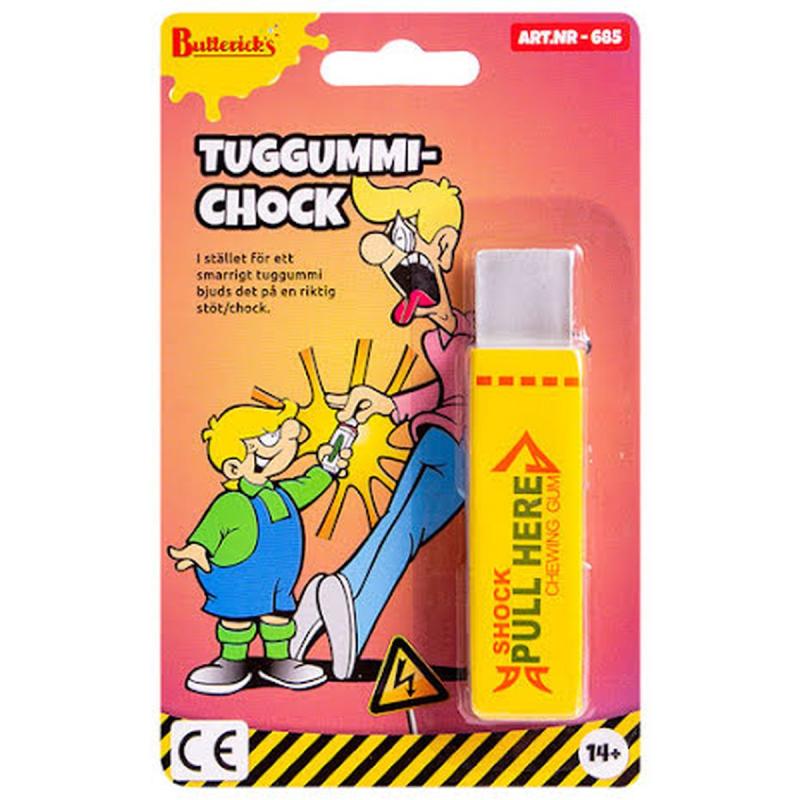 Tyggegummi med støt
