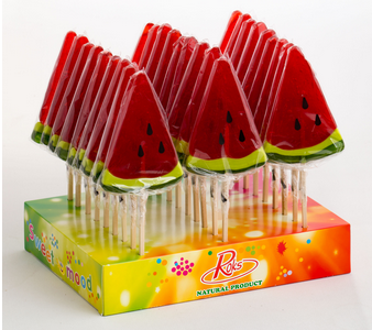 Vannmelon lollipop