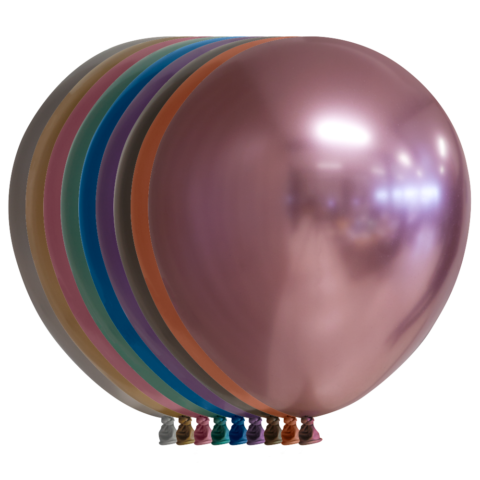 Ballonger Flerfarget med speileffekt