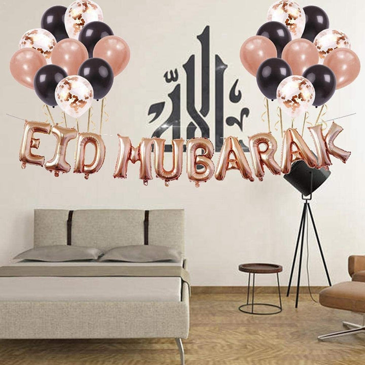 Eid Mubarak, Ballongbue, Retro Rosa