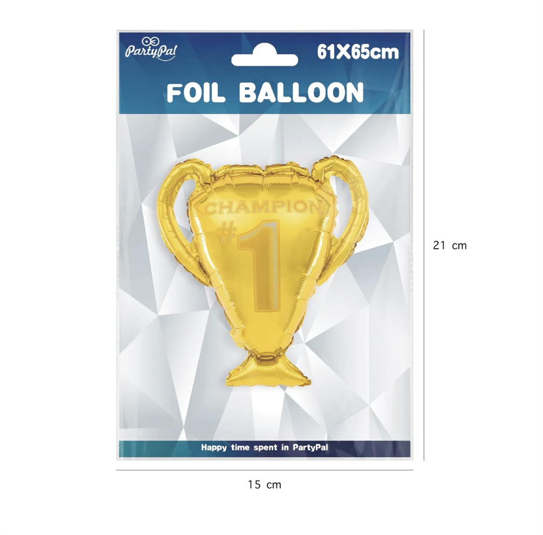 Folie Ballong Gull Pokal