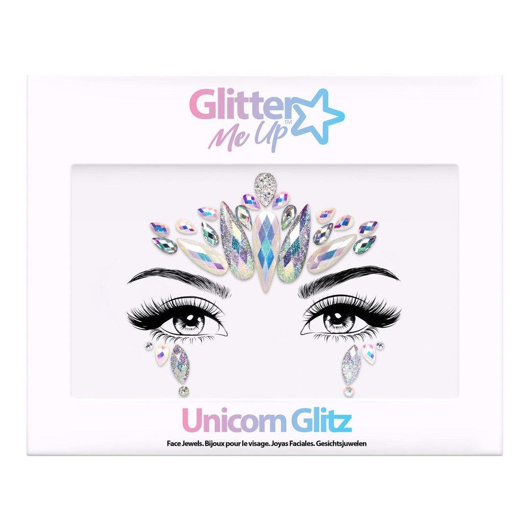 Ansiktssmykke - Unicorn Glitz