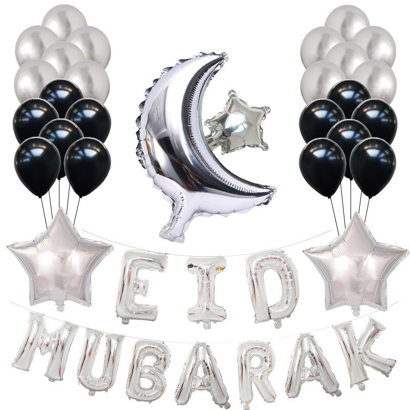 Eid Mubarak, Ballong sett, Svart og Sølv
