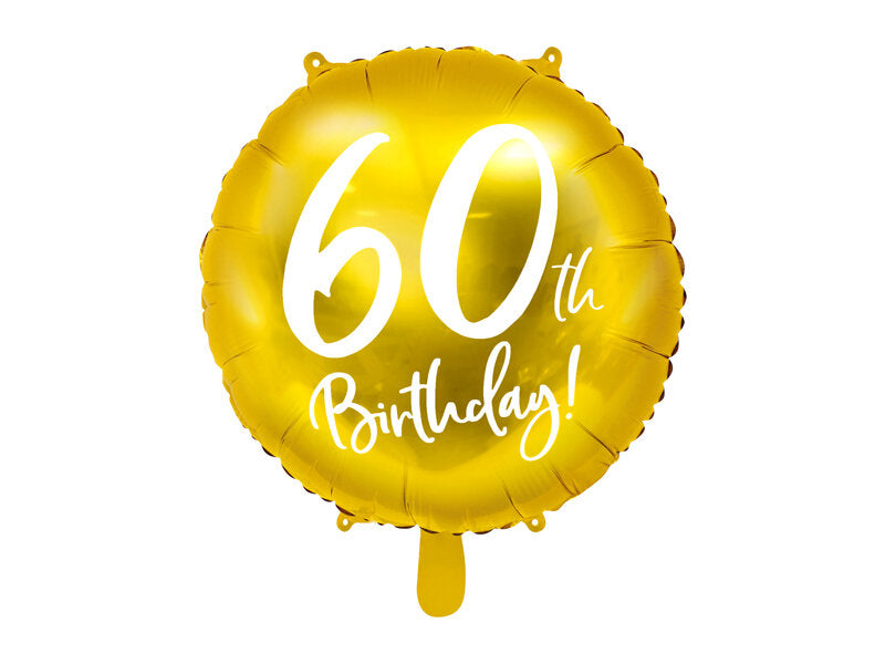 Folieballong - 60th Birthday