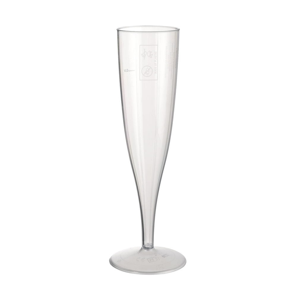 Champagne glass plast