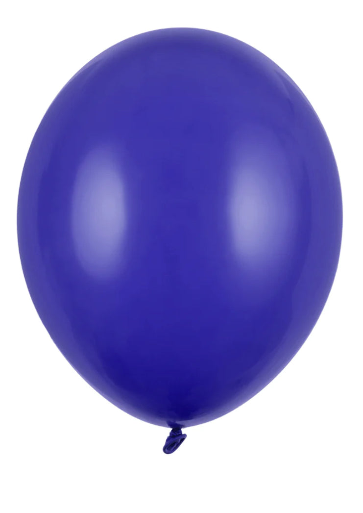 Latex ballong konge blå 10 stk