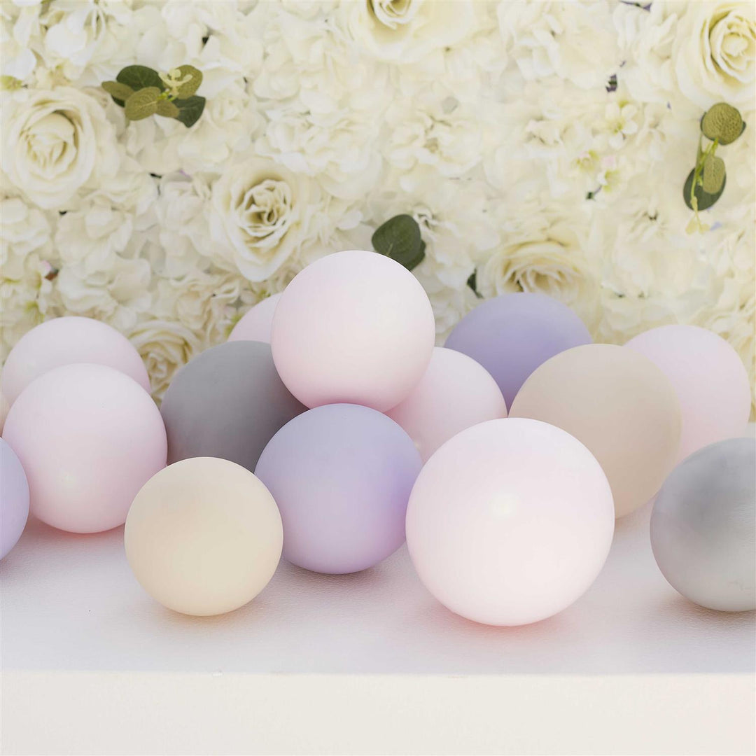 Ballonger- Rosa, grå & lilla 40 stk