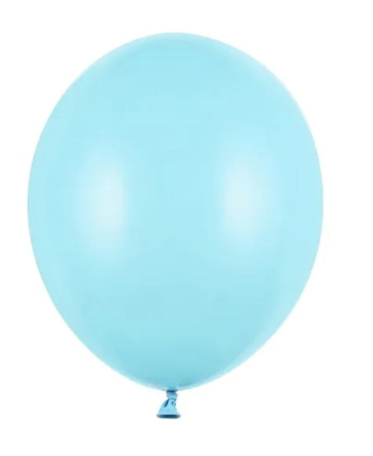 Latex ballong lys blå 10 stk
