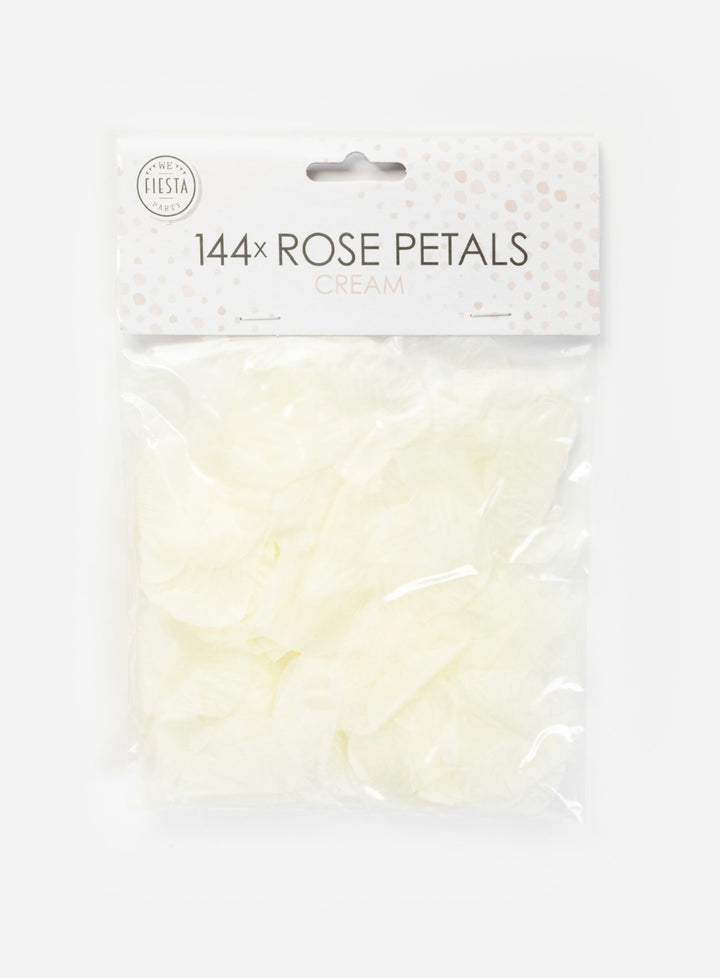Roseblader 144stk Cream