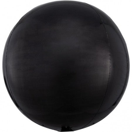 Orbz ballong - Svart, 45 cm