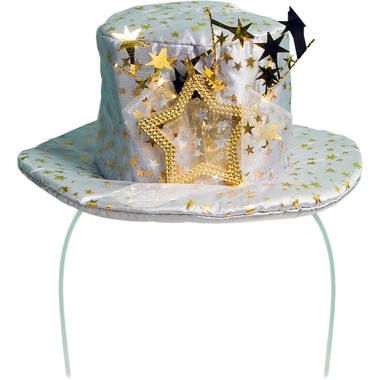 Hårbøyle - Hatt med gull stjerner