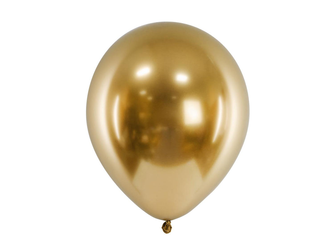 Ballonger - Gull 12 cm 50 stk
