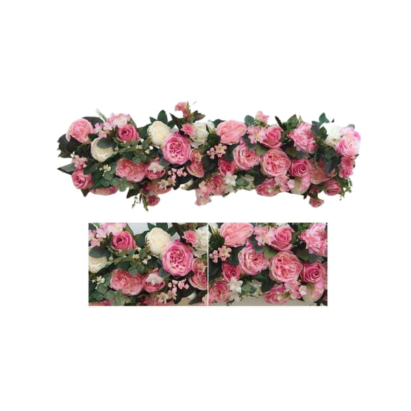 Utleie - Bordpynt, Kunstige Blomster, Rosa